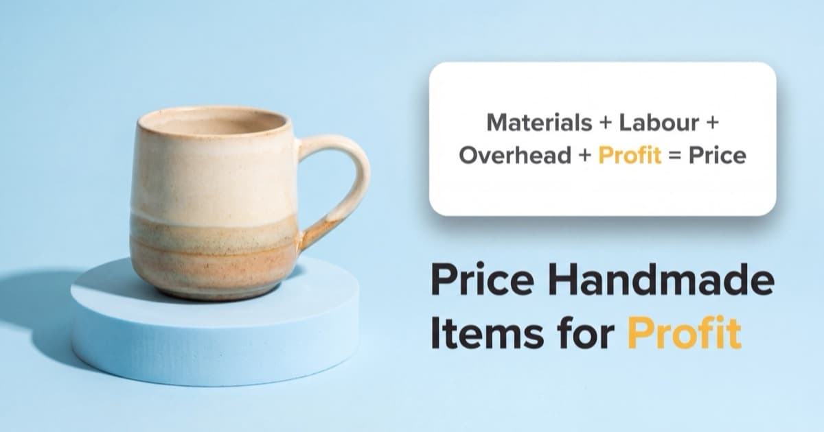 How to price handmade items on Etsy so you actually make money